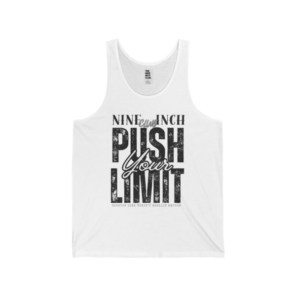 Unisex Jersey Tank - Push Your Limit - Motivational Workout Shirt, Fitness Apparel, Gym Tank Top, Activewear.