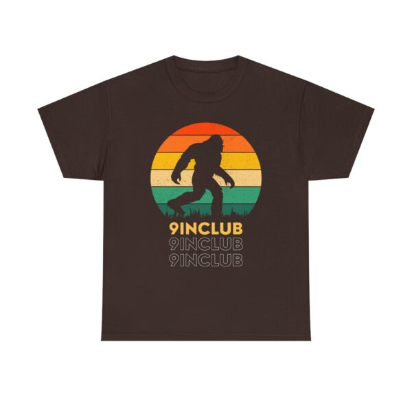 Retro Bigfoot Graphic Tee, Unisex Heavy Cotton T-Shirt, Casual Gift for Nature Lovers, Fun Summer Shirt, Vintage Style - Image 3