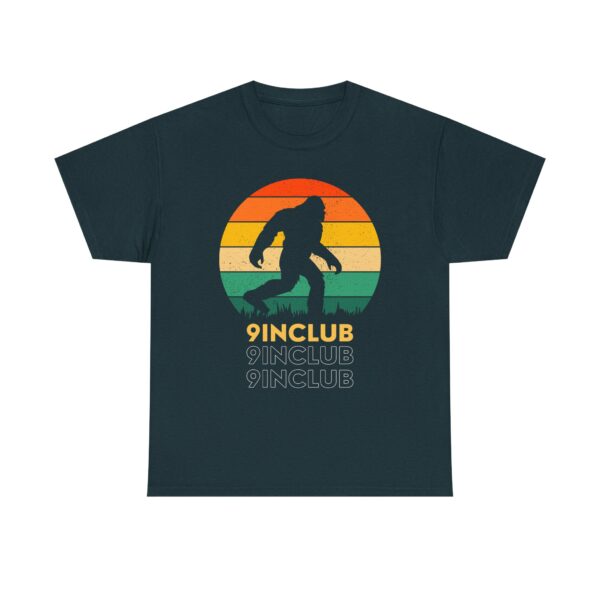Retro Bigfoot Graphic Tee, Unisex Heavy Cotton T-Shirt, Casual Gift for Nature Lovers, Fun Summer Shirt, Vintage Style - Image 5
