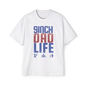 Dad Life Oversized Tee, Casual Men’s T-Shirt, Gift for Fathers, Comfortable Everyday Wear, Perfect for Father’s Day