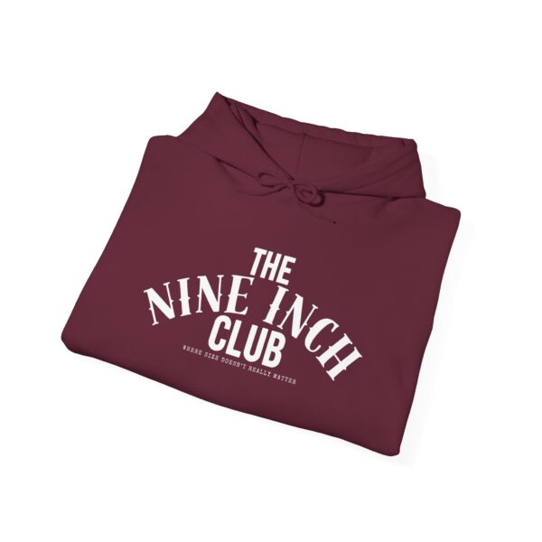 Stylish Unisex Hoodie with the Classic 'Nine Inch Club' Design - Cozy Gift for Lovers, Casual Wear, Concerts, Get Togethers - Image 6