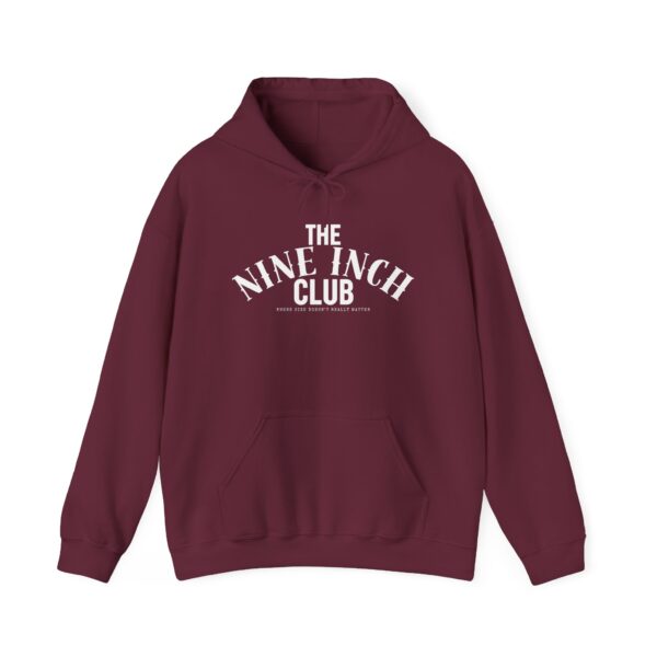 Stylish Unisex Hoodie with the Classic 'Nine Inch Club' Design - Cozy Gift for Lovers, Casual Wear, Concerts, Get Togethers - Image 5