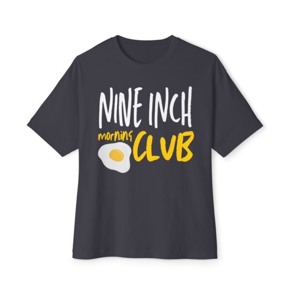 Sunny Mornings Club Boxy Tee, Comfortable Unisex Tee, Casual Everyday Wear, Perfect Gift for Breakfast Lovers, Great for Brunch [...] - Image 2