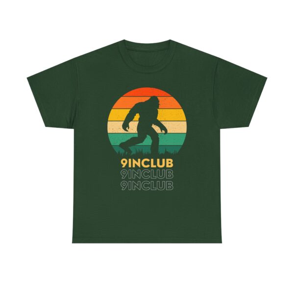 Retro Bigfoot Graphic Tee, Unisex Heavy Cotton T-Shirt, Casual Gift for Nature Lovers, Fun Summer Shirt, Vintage Style - Image 4