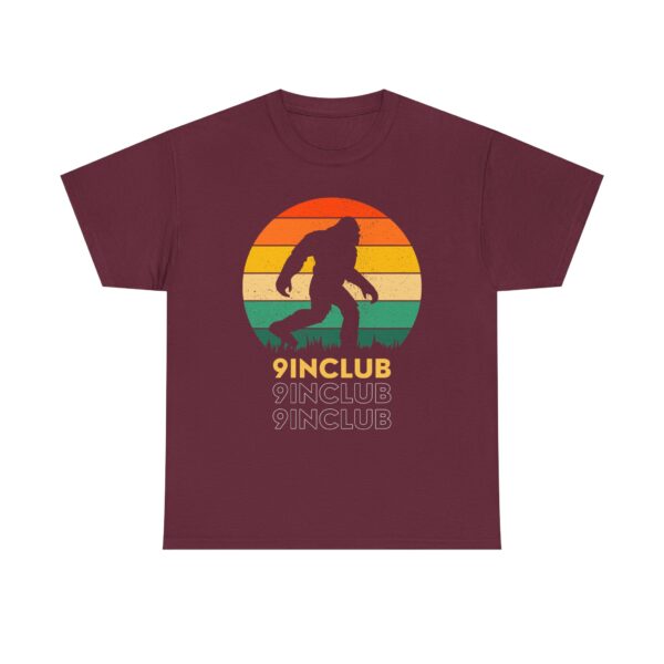 Retro Bigfoot Graphic Tee, Unisex Heavy Cotton T-Shirt, Casual Gift for Nature Lovers, Fun Summer Shirt, Vintage Style - Image 2