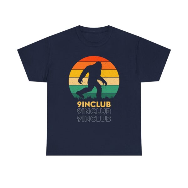 Retro Bigfoot Graphic Tee, Unisex Heavy Cotton T-Shirt, Casual Gift for Nature Lovers, Fun Summer Shirt, Vintage Style - Image 6
