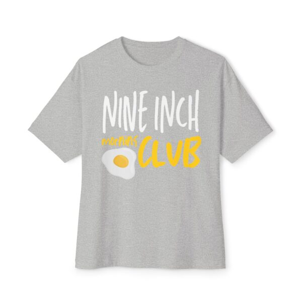 Sunny Mornings Club Boxy Tee, Comfortable Unisex Tee, Casual Everyday Wear, Perfect Gift for Breakfast Lovers, Great for Brunch [...] - Image 3